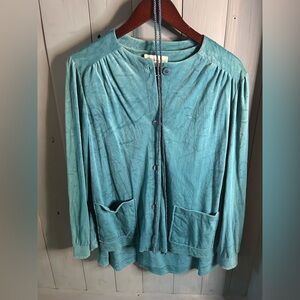 Vintage Fire Islander Teal Women's Blazer & Skirt Set | Size 15/18